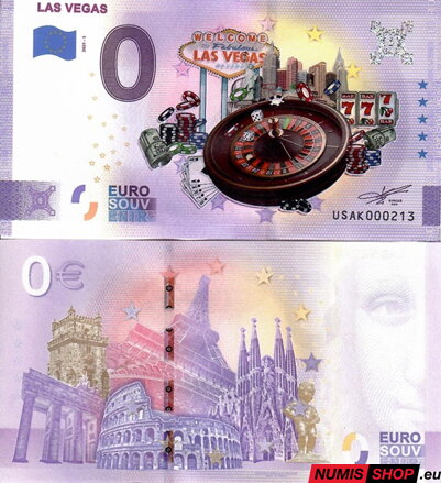 COLOR - 0 euro souvenir - 2021 - Las Vegas