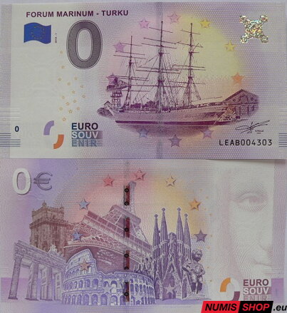 Fínsko - 0 euro souvenir - Forum Marinum - Turku