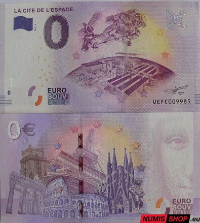 Francúzsko - 0 euro souvenir - La Cite de l´Espace