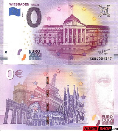 Nemecko - 0 euro souvenir - Wiesbaden - Kurhaus