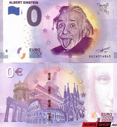 Nemecko - 0 euro souvenir - Albert Einstein