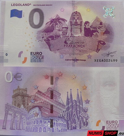 Nemecko - 0 euro souvenir - Legoland