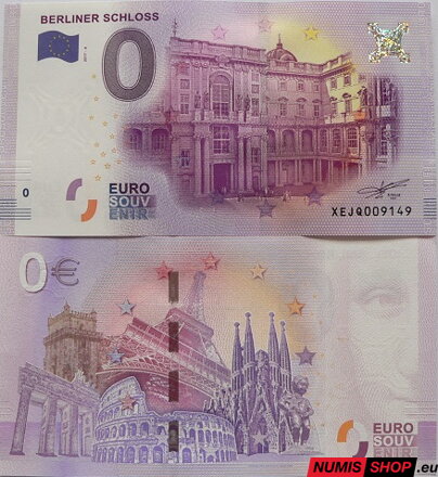 Nemecko - 0 euro souvenir - Berliner Schloss