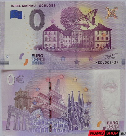 Nemecko - 0 euro souvenir - Insel Mainau - Schloss