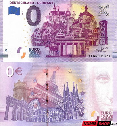 Nemecko - 0 euro souvenir - Germany 2020
