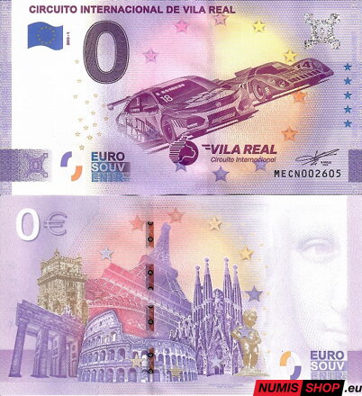 Portugalsko - 0 euro souvenir - Circuito International de Vila Real 