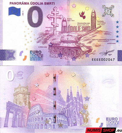 Slovensko - 0 euro souvenir - Panoráma Údolia smrti