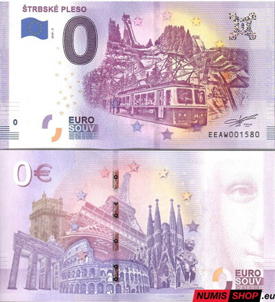 Slovensko - 0 euro souvenir - Štrbské Pleso - 2019