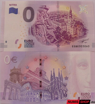 Slovensko - 0 euro souvenir - Nitra