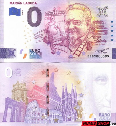 Slovensko - 0 euro souvenir - Marián Labuda