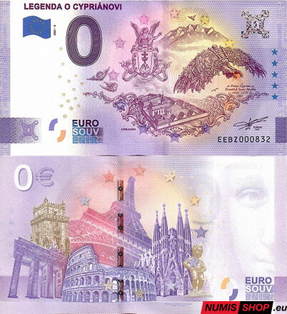 Slovensko - 0 euro souvenir - Legenda o Cypriánovi