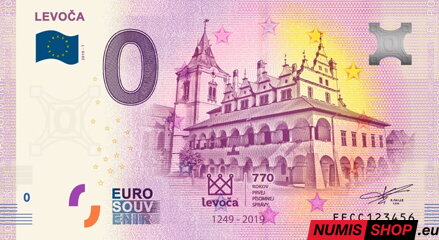 Slovensko - 0 euro souvenir - Levoča