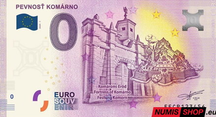 Slovensko - 0 euro souvenir -  Pevnosť Komárno