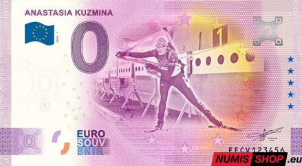 Slovensko - 0 euro souvenir - Anastasia Kuzmina - anniversary