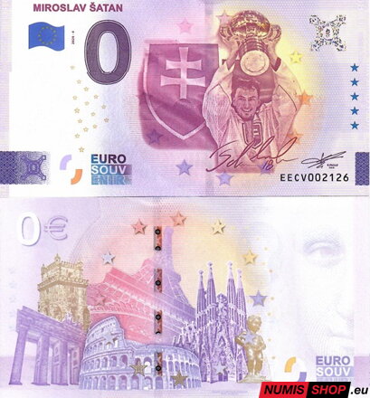 Slovensko - 0 euro souvenir - Miroslav Šatan