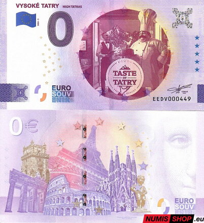 Slovensko - 0 euro souvenir - Taste of Tatry