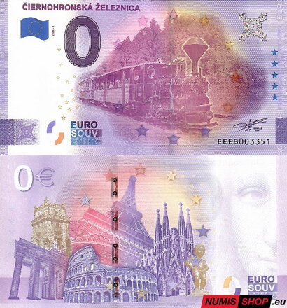 Slovensko - 0 euro souvenir - Čiernohorská železnica 2023