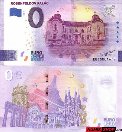 Slovensko - 0 euro souvenir - Rosenfeldov palác