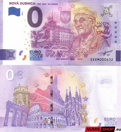 Slovensko - 0 euro souvenir - Nová Dubnica