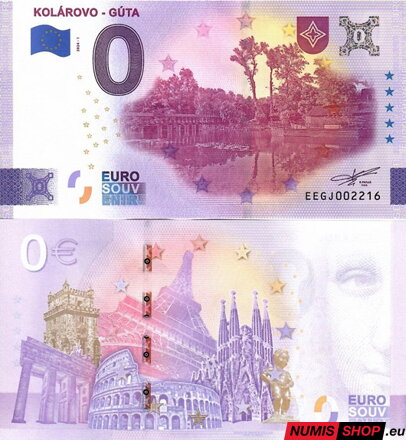 Slovensko - 0 euro souvenir - Kolárovo - Gúta 2024