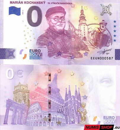 Slovensko - 0 euro souvenir - Marcel Kochanský