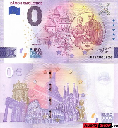 Slovensko - 0 euro souvenir - Zámok Smolenice