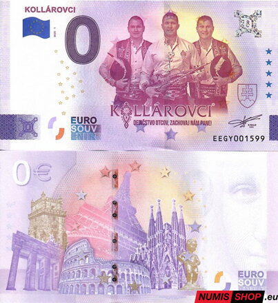 Slovensko - 0 euro souvenir - Kollárovci