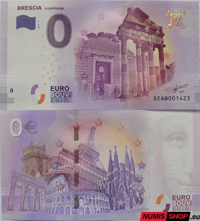 Taliansko - 0 euro souvenir - Brescia