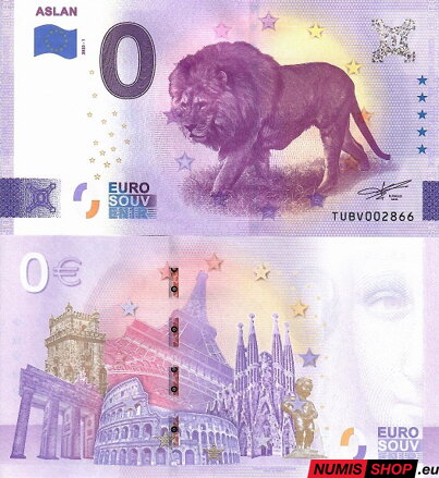 Turecko - 0 euro souvenir - Aslan