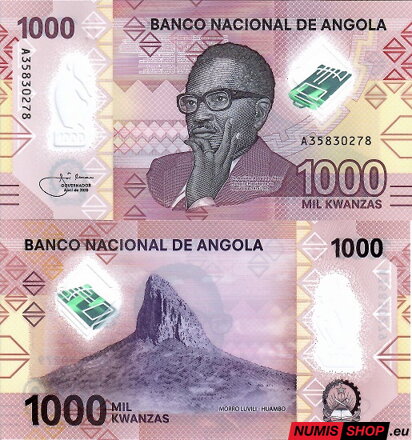 Angola - 1000 kwanzas - 2020 - polymer