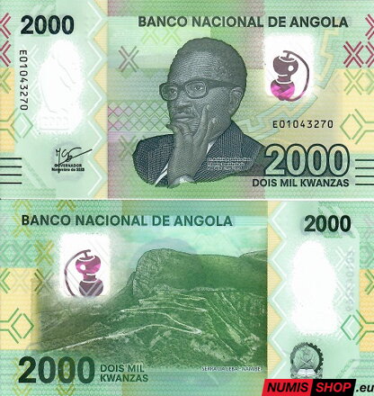 Angola - 2000 kwanzas - 2023 - polymer - UNC