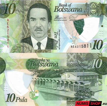 Botswana - 10 pula - 2018 - polymer