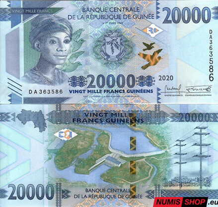 Guinea - 20 000 francs - 2020 - UNC