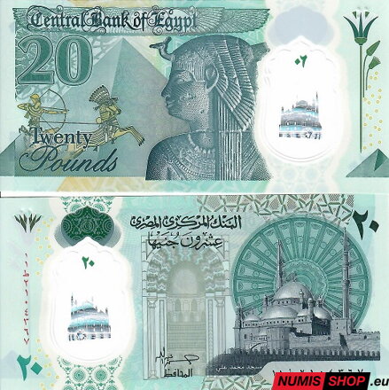 Egypt - 20 pounds - 2023 - polymer - UNC