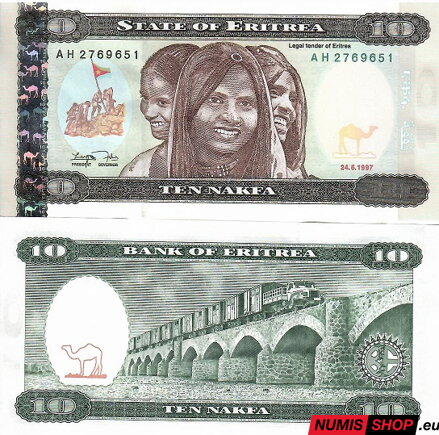 Eritrea - 10 nakfa - 1997