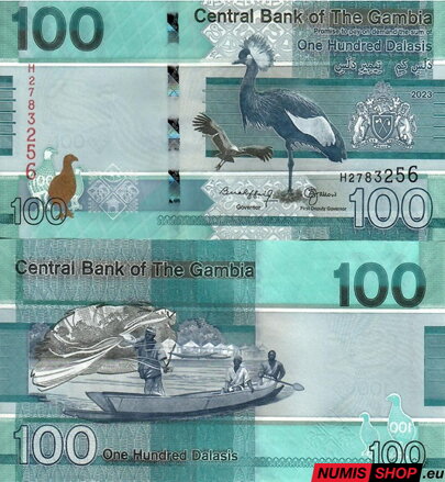 Gambia - 100 dalasis - 2023 - UNC