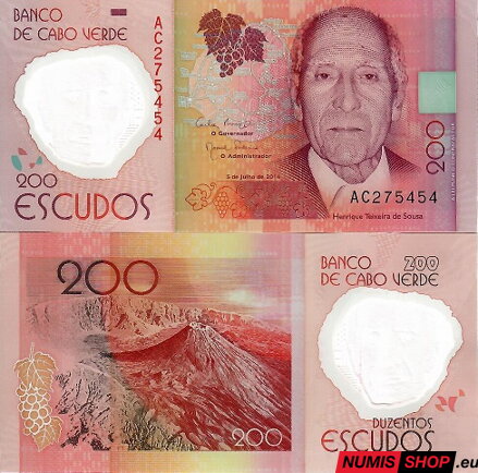 Kapverdy - 200 escudos - 2014 - polymer - UNC