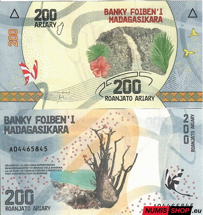 Madagaskar - 200 ariary - 2017 - UNC