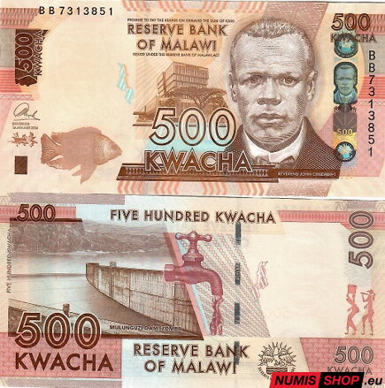 Malawi - 500 kwacha - 2014