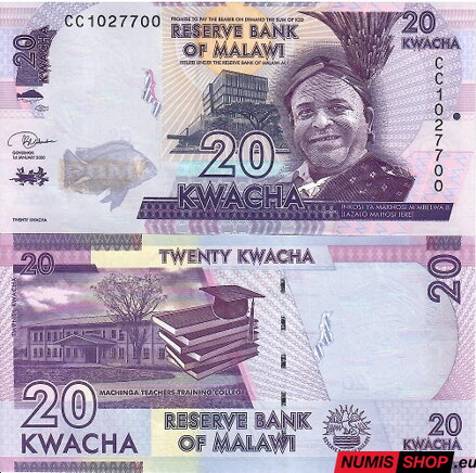 Malawi - 20 kwacha - 2020