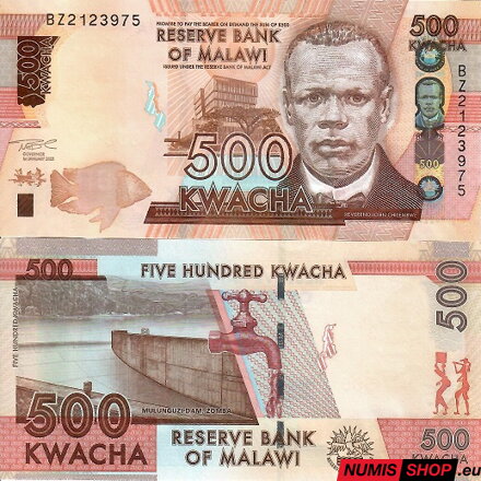 Malawi - 500 kwacha - 2021 - UNC