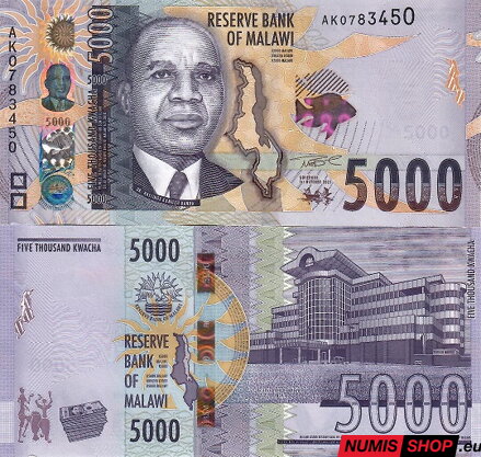 Malawi - 5000 kwacha - 2021 - UNC