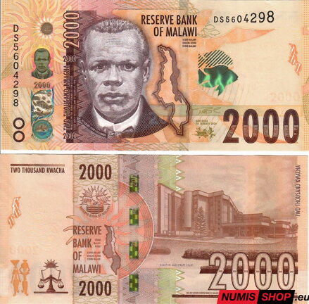 Malawi - 2000 kwacha - 2024 - UNC