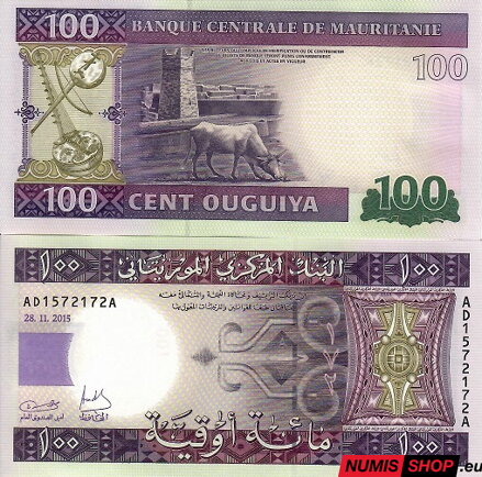 Mauritania - 100 ouguiya - 2015 - UNC