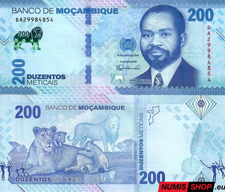Mozambik - 200 meticais - 2024 - UNC