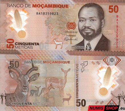 Mozambik - 50 meticais - 2024 - polymer - UNC