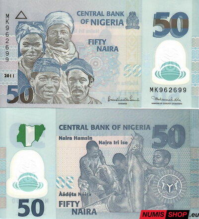 Nigéria - 50 naira - 2011 - polymer - UNC
