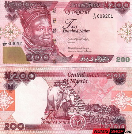 Nigéria - 200 naira - 2023 - UNC (W47 2023-2)