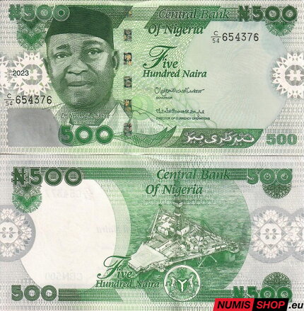 Nigéria - 500 naira - 2023 - UNC (W48)