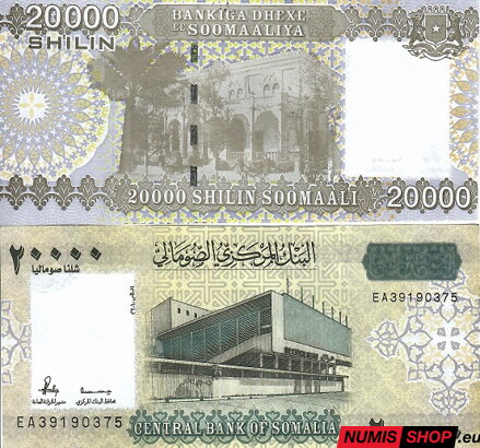 Somálsko - 20 000 shillings - 2010 - UNC